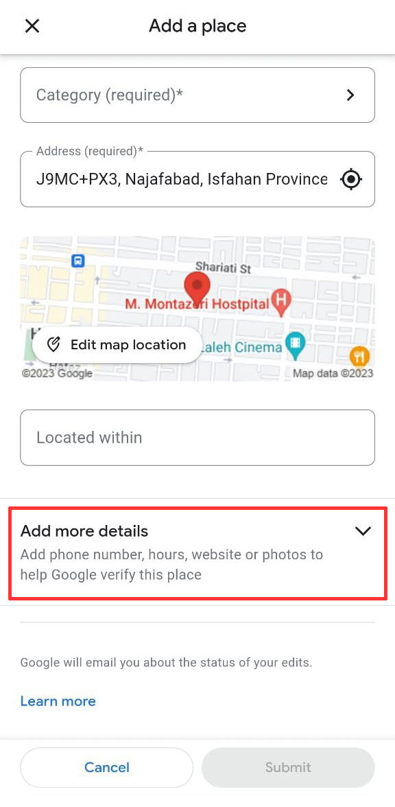نحوه ثبت کسب و کار فیزیکی در گوگل مپ با موبایل