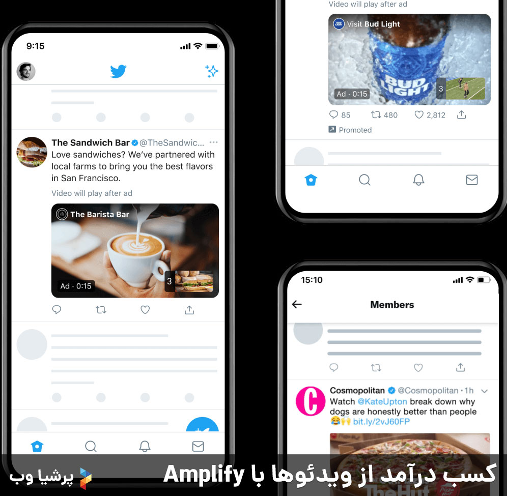 کسب درآمد از ویدئوها با Amplify
