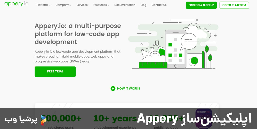 اپلیکیشن ساز Appery